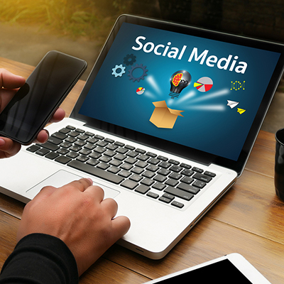 image sosial media in business