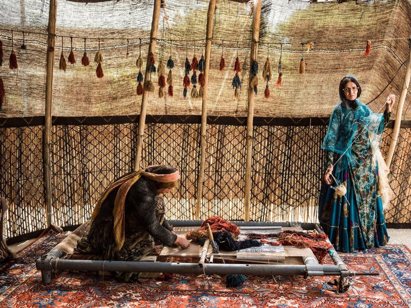 تصویر هنر فرش اصیل ایرانی